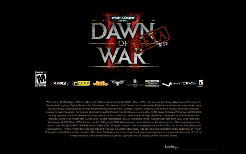 warhammer 40,000 dawn of war II - beta