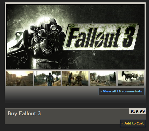 폴아웃 3 스팀 온라인 다운로드 구매 가격인하..