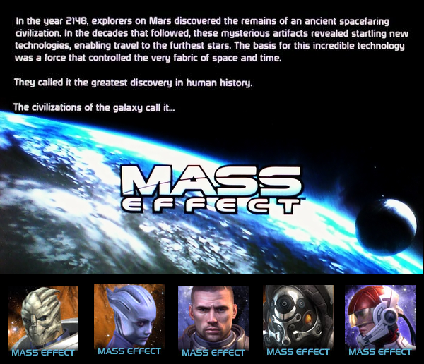 Mass effect 원작을 영화화