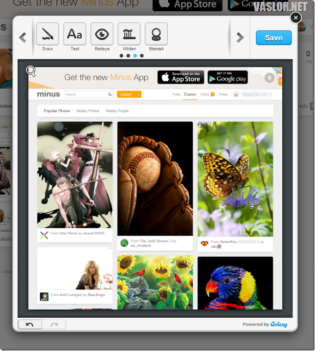 Minus.com 깔끔한 사진 공유